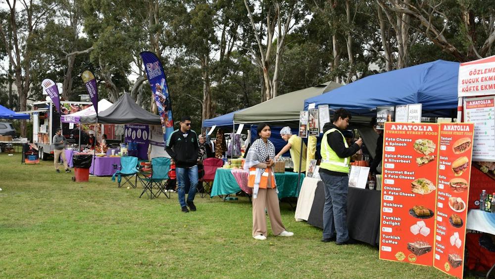 Fiesta Fair 2026 Ballarat poster featuring family rides, food stalls, pony and camel rides.