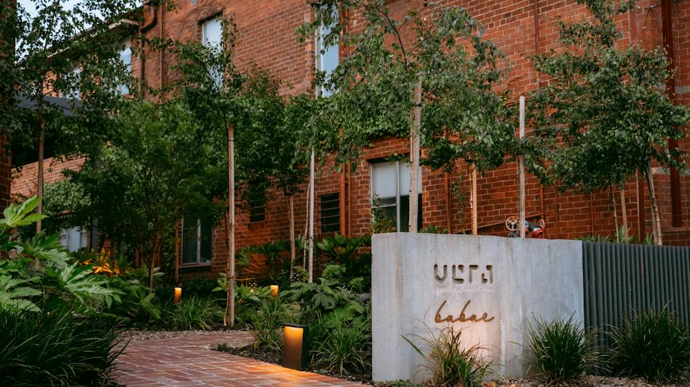 Garden and accessible entrance