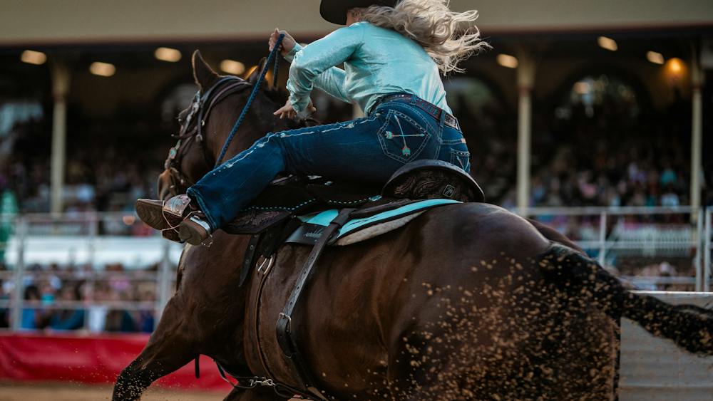 Barrel Racer in full flight