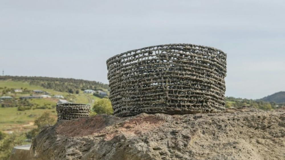 An image of the Binak Biik indigenous sculpture at Telford Park All Abilities Trail.