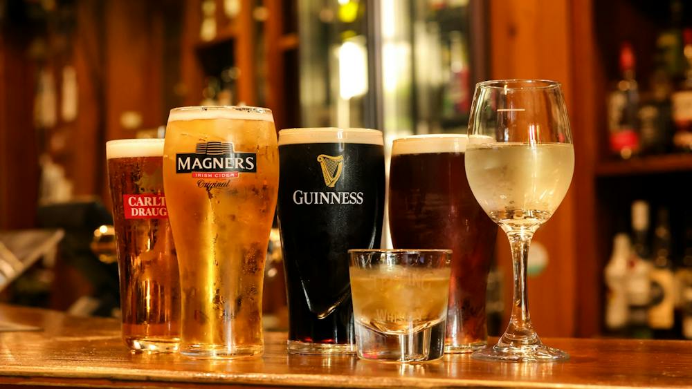 Variety of beverages