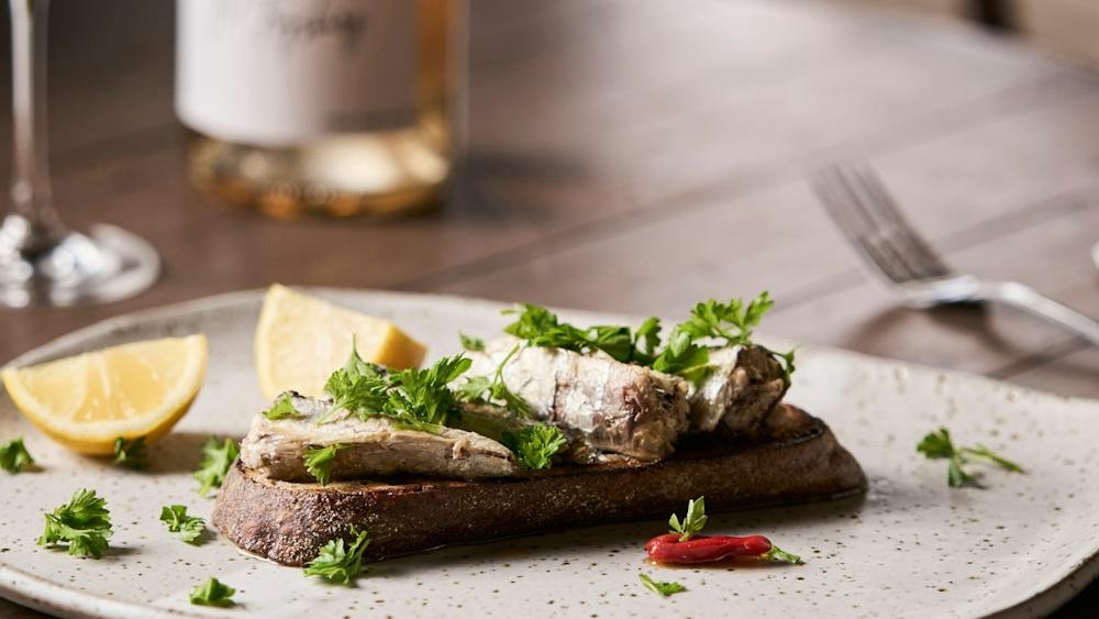 Sardine Crostini