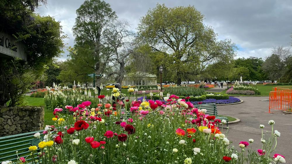 View of Ballarat Botanical Gardens