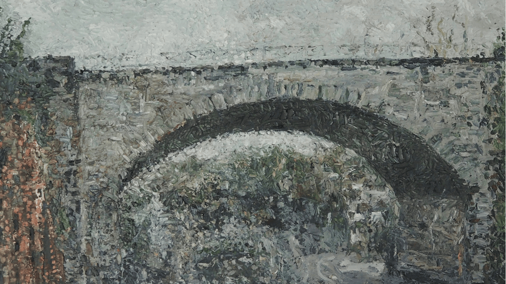 Oil Cold Wax on Canvas 91x91cms