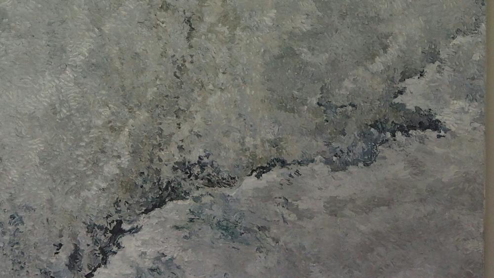 Oil cold Wax on Canvas 101x76cm