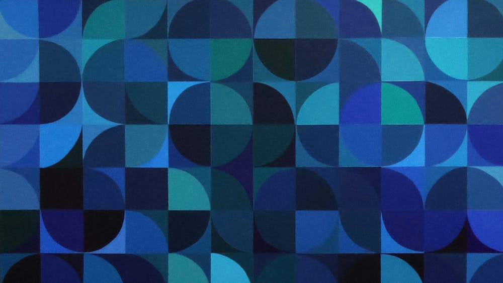 'Winter Storm' 91 x91cms Acrylic