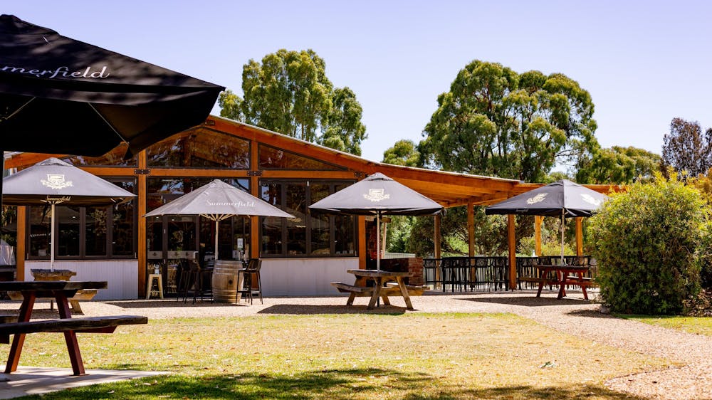 The café and cellar door now includes an indoor/outdoor dining space for up to 50 guests.