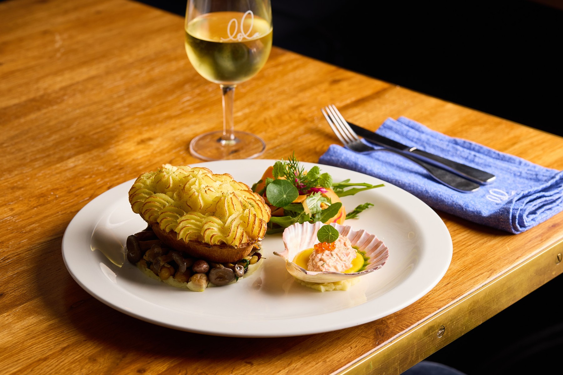 Thumbnail for Lola’s surf & turf royale pie at Lola Ballarat