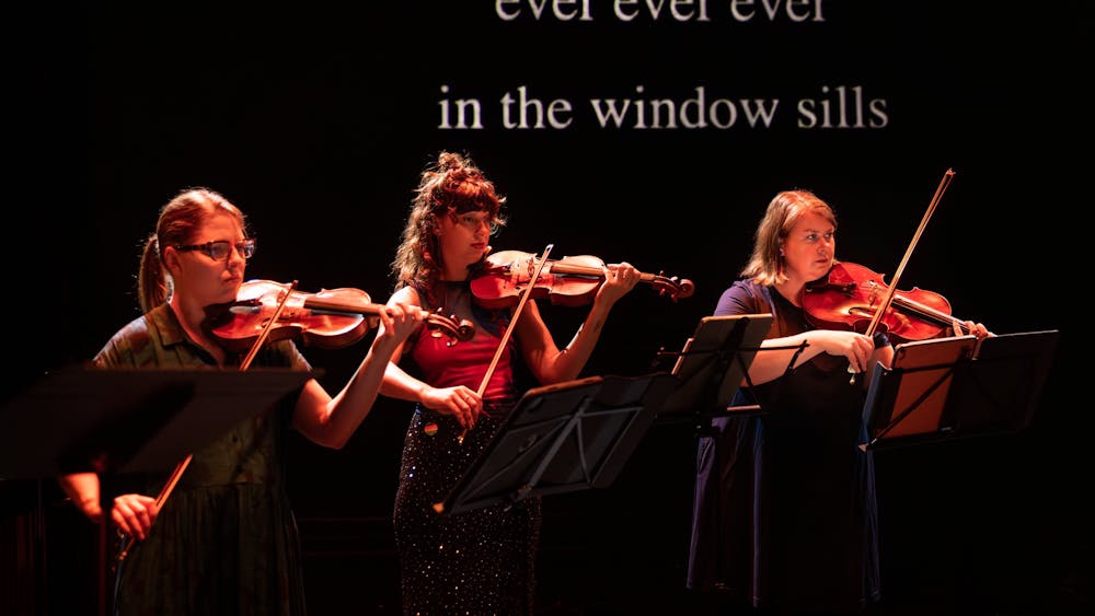 String players performing