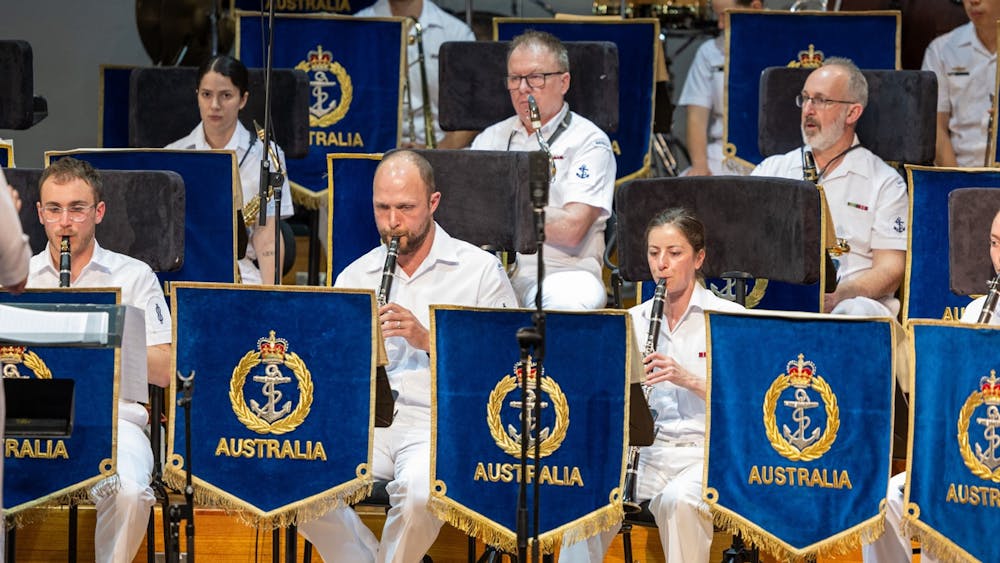 portrait of musicians in uniform