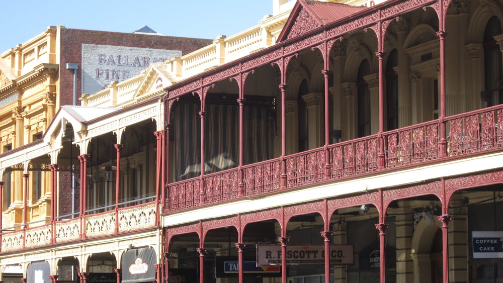 Heritage buildings in Lydiard Street