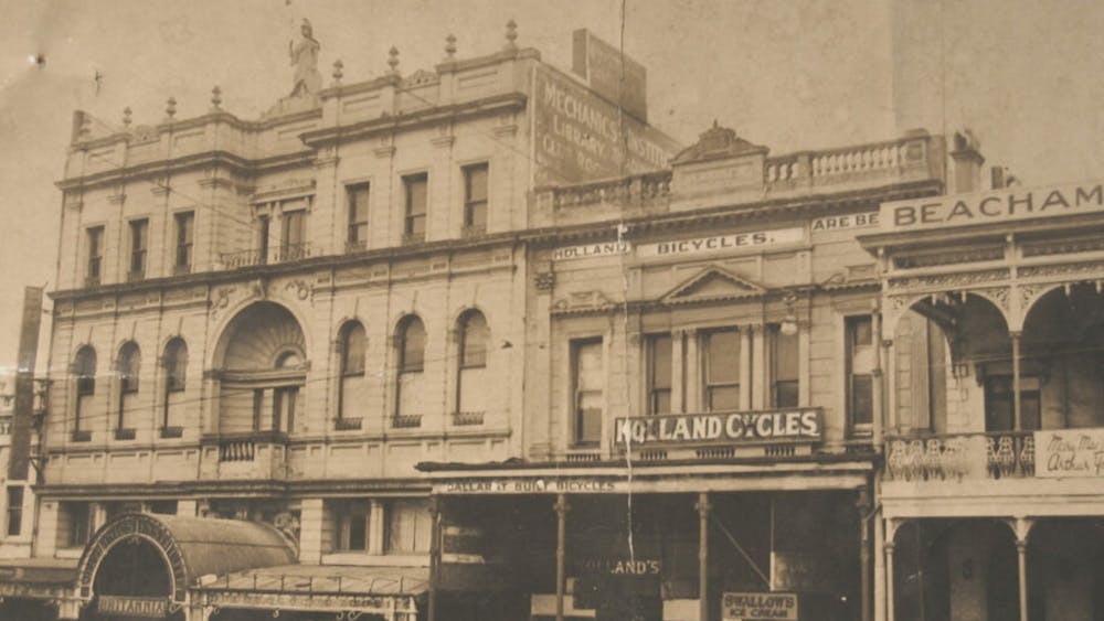 heritage photo of building front