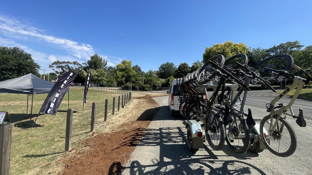 Mountain bike shuttle pick up location Creswick
