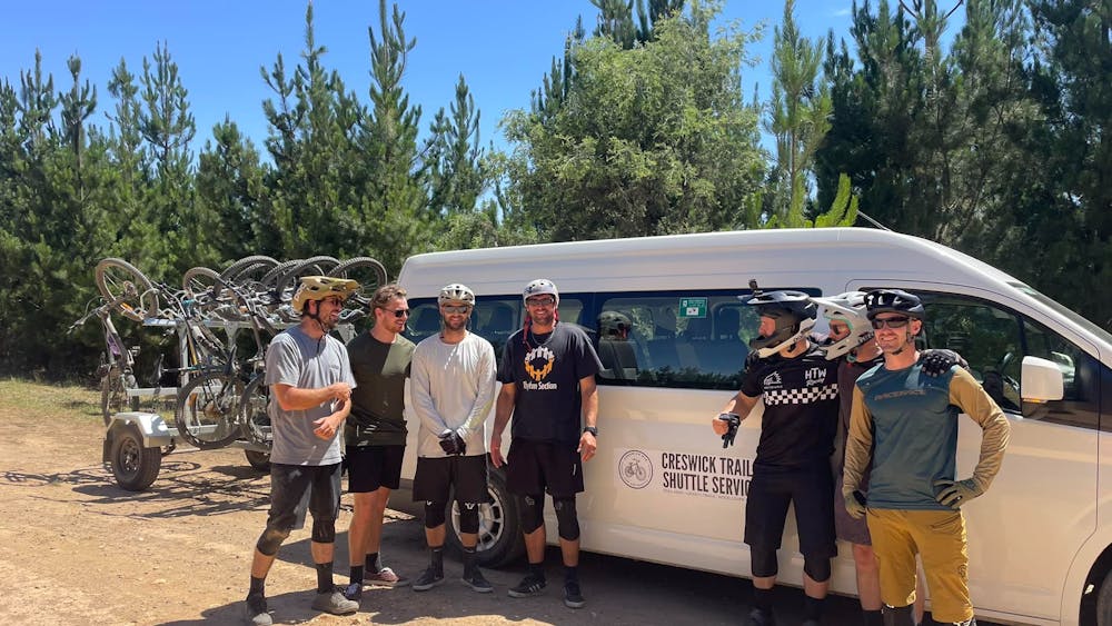 Group of riders on the Creswick trails