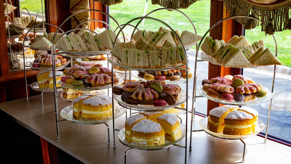 High tea towers