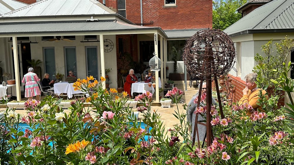 Back Verandah of heritage home