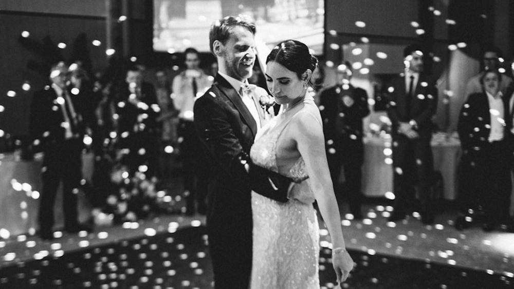 black and white dancing