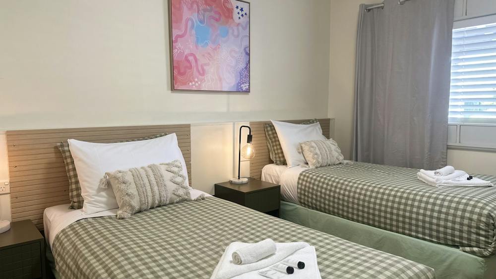 Twin room at Stonez Boutique Accommodation