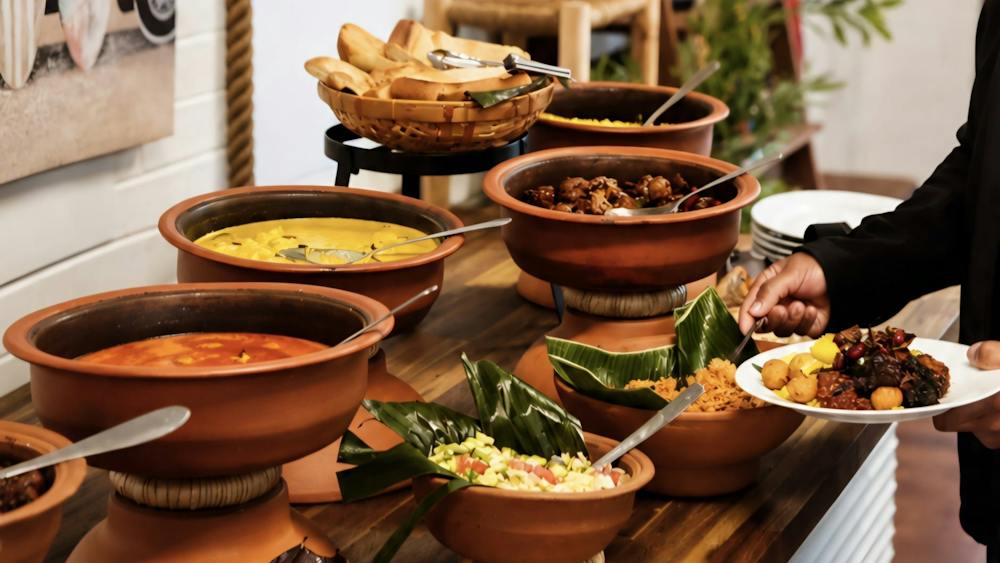 Saru Kitchen is offering All you can eat buffet on Friday nights and Saturday Lunch